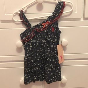 Polo baby girl romper!